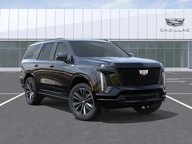 Black Cadillac Escalade ESV luxury SUV exterior